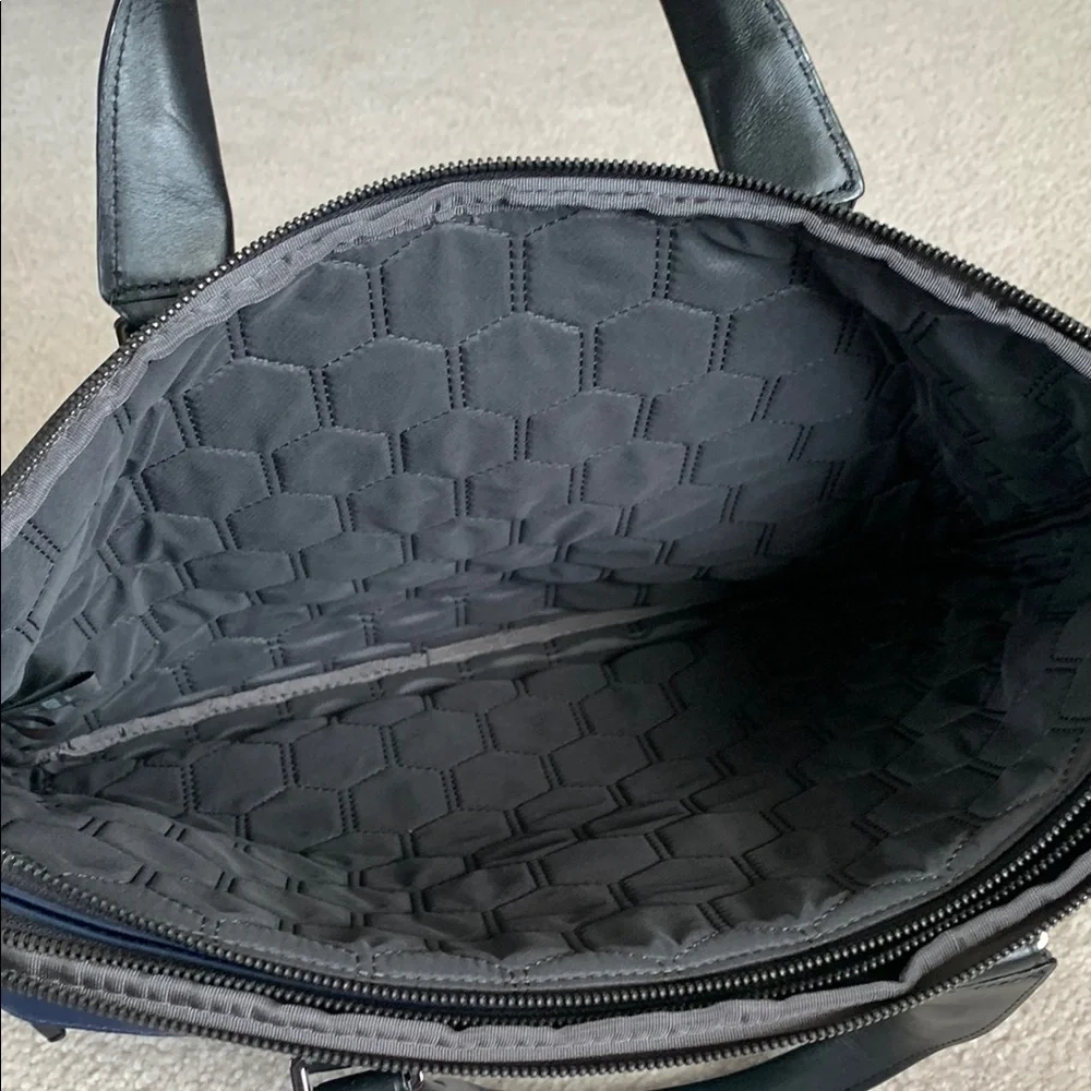 Men's Tumi Laptop Bag-Navy and Black